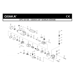 Osaka OPC 50138 Havalı Somun Sökme Makinesi İçin Yedek Parça Temini