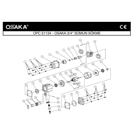 Osaka OPC 51134 3/4